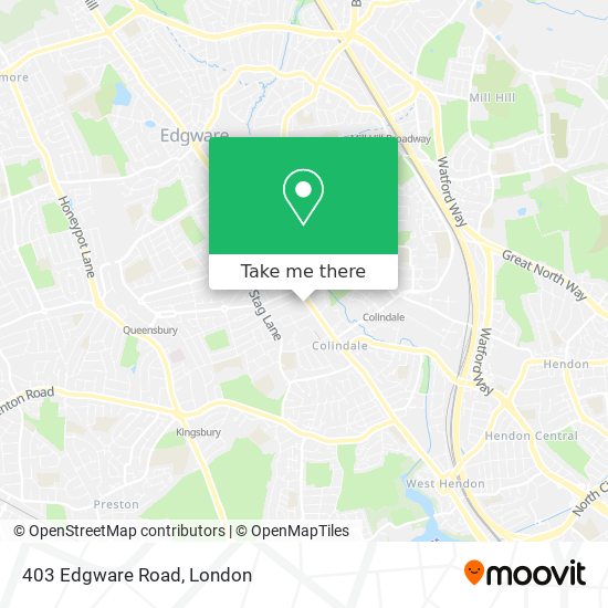 403 Edgware Road map