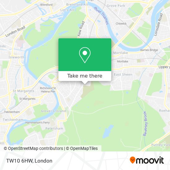 TW10 6HW map