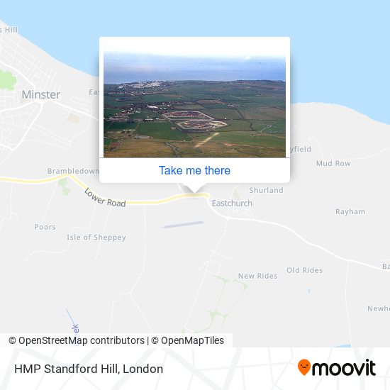 HMP Standford Hill map