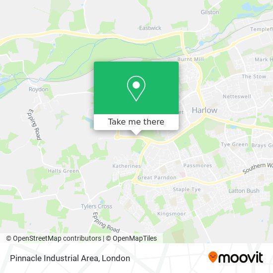 Pinnacle Industrial Area map