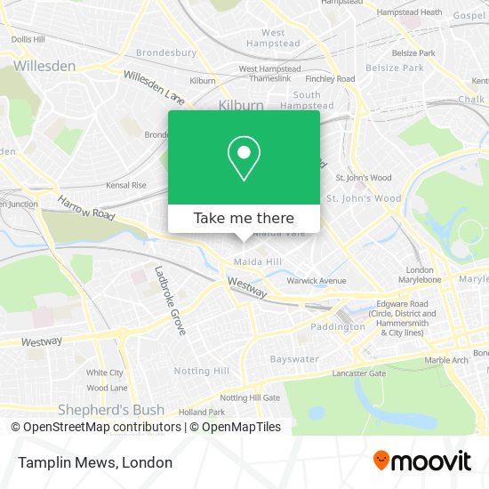 Tamplin Mews map