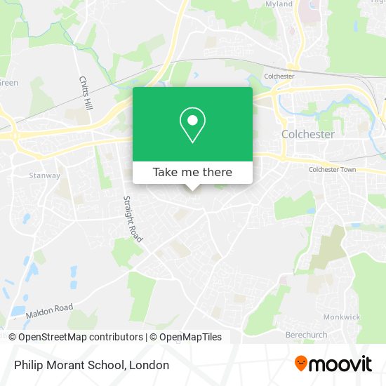 Philip Morant School map