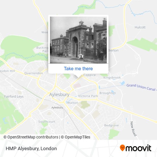 HMP Alyesbury map