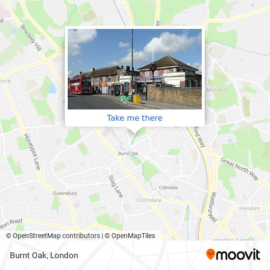 Burnt Oak map