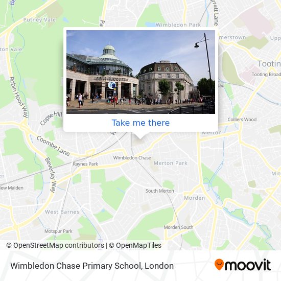 Wimbledon Chase Primary School map