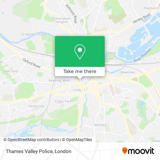 Thames Valley Police map