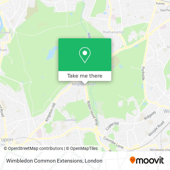 Wimbledon Common Extensions map