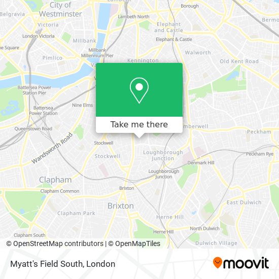 Myatt's Field South map