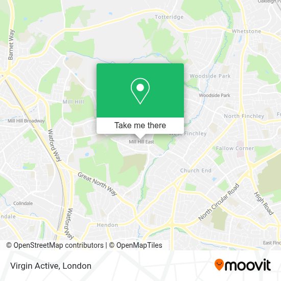 How to Get to Virgin Active in Mill Hill by Tube, Bus or Train?