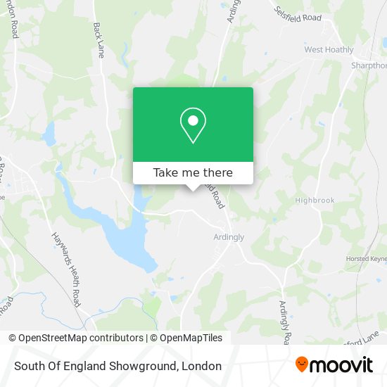 South Of England Showground map