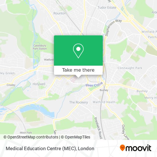 Medical Education Centre (MEC) map