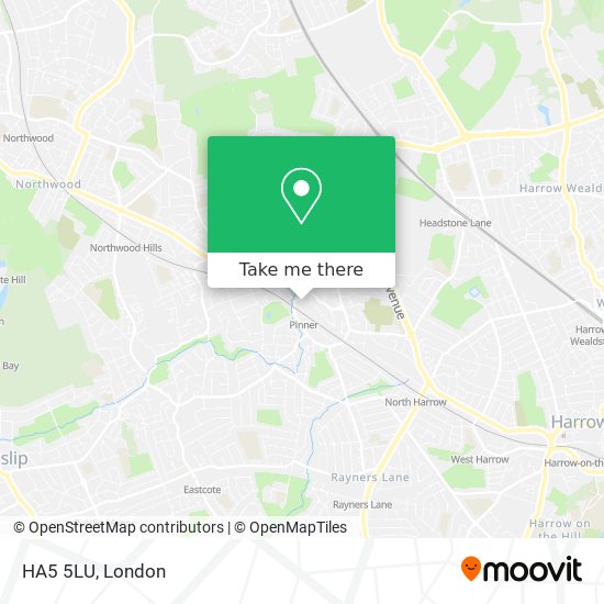 HA5 5LU map