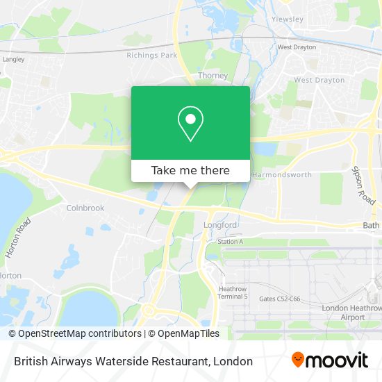 British Airways Waterside Restaurant map