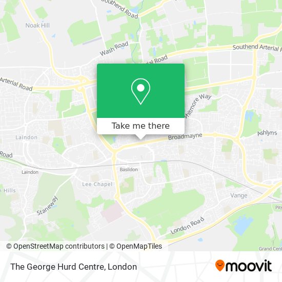 The George Hurd Centre map