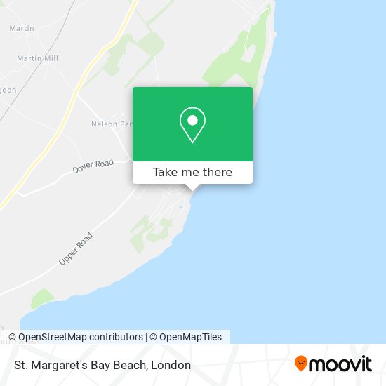 St. Margaret's Bay Beach map