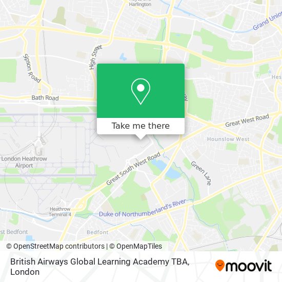 British Airways Global Learning Academy TBA map