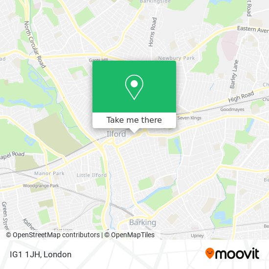 IG1 1JH map
