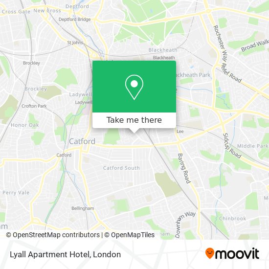 Lyall Apartment Hotel map