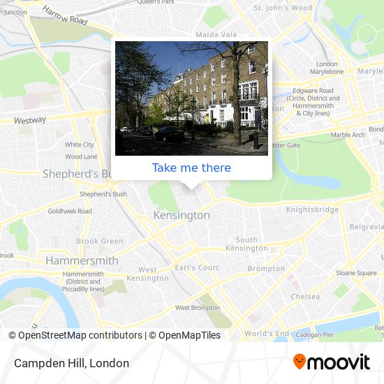 Campden Hill map