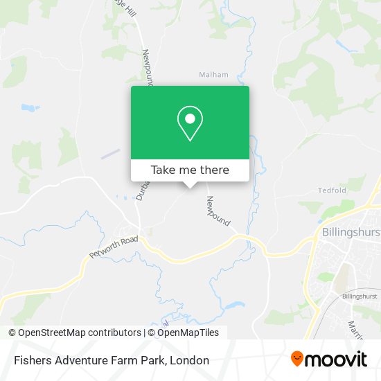 Fishers Adventure Farm Park map