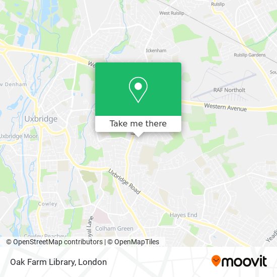 Oak Farm Library map