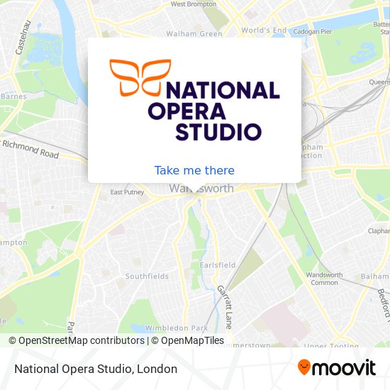 National Opera Studio map