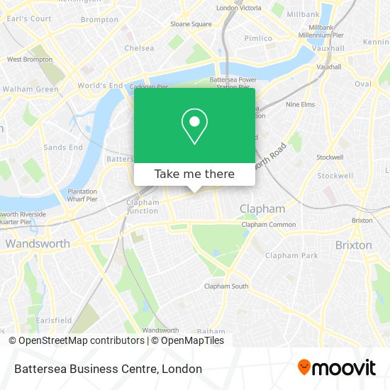 Battersea Business Centre map