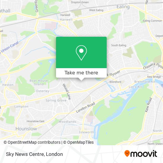 Sky News Centre map