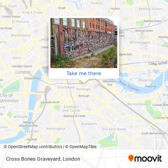 Crossbones Graveyard London Map How To Get To Cross Bones Graveyard In Borough By Bus, Tube Or Train?