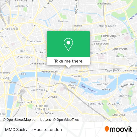 MMC Sackville House map