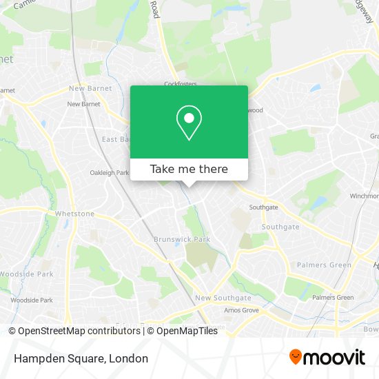 Hampden Square map