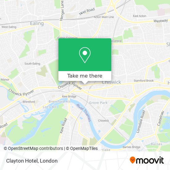 Clayton Hotel map