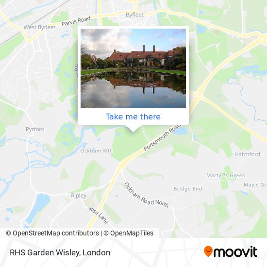 RHS Garden Wisley map