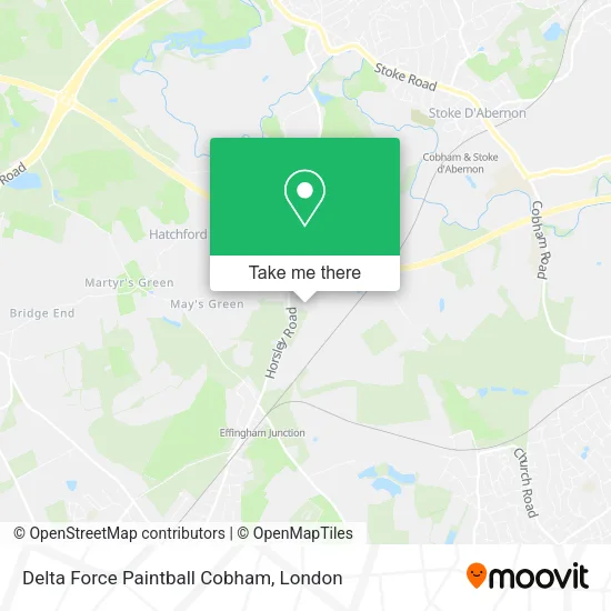 Delta Force Paintball Cobham map