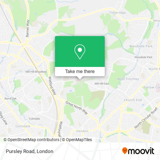 Pursley Road map