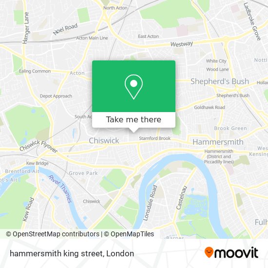 hammersmith king street map