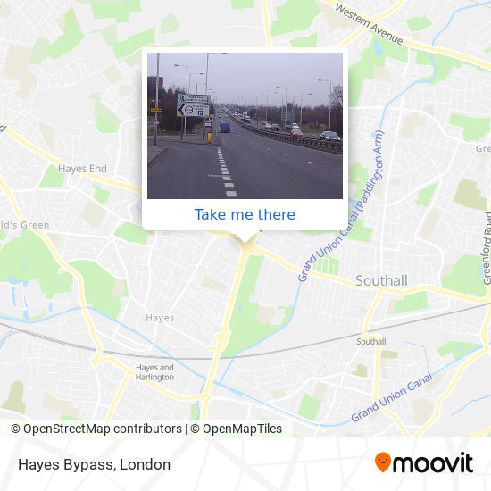 Hayes Bypass map