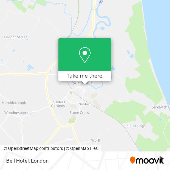 Bell Hotel map