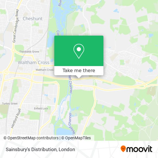 Sainsbury's Distribution map