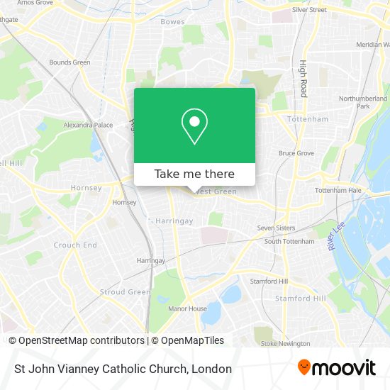 St John Vianney Catholic Church map
