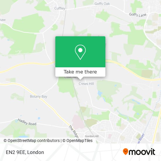 EN2 9EE map