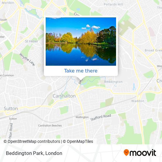 Beddington Park map