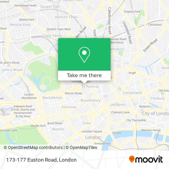 173-177 Euston Road map
