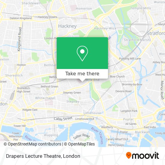 Drapers Lecture Theatre map
