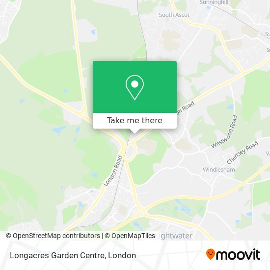 Longacres Garden Centre map