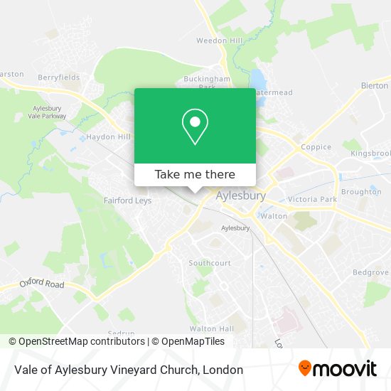 Vale of Aylesbury Vineyard Church map