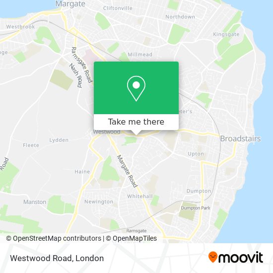 Westwood Road map