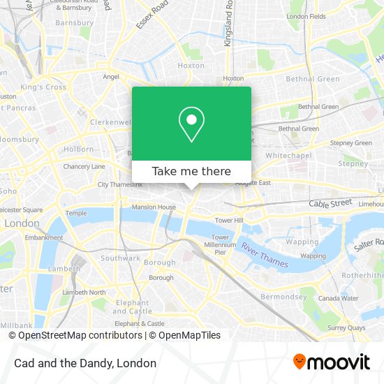 Cad and the Dandy map
