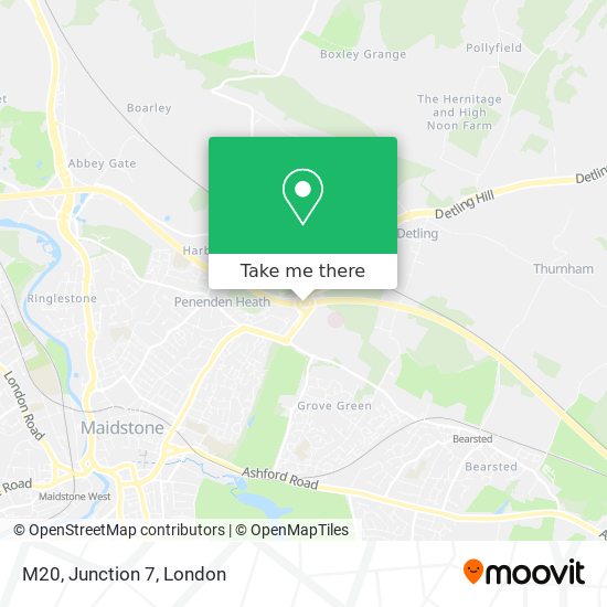 M20, Junction 7 map