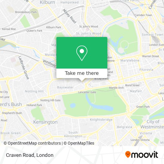 Craven Road map
